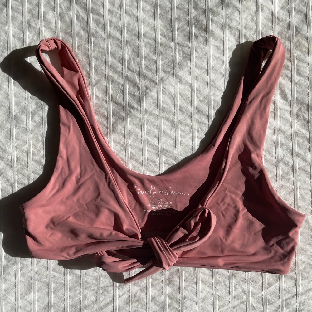 437 Swim Kenzie Top in Rose